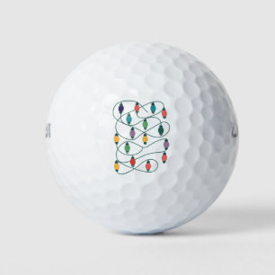 Balles De Golf Ma couleur préférée est Noël Lumières drôle de pyj