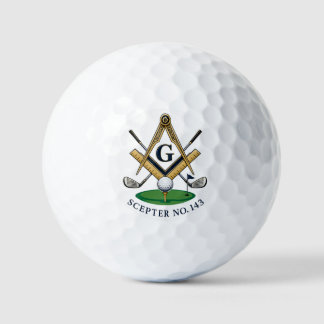 Balles de golf maçonniques personnalisées
