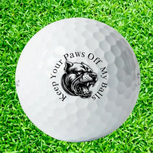 Balles De Golf Mad Dog-Loving Golfers
