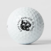 Balles De Golf Mad Dog-Loving Golfers (Recto)