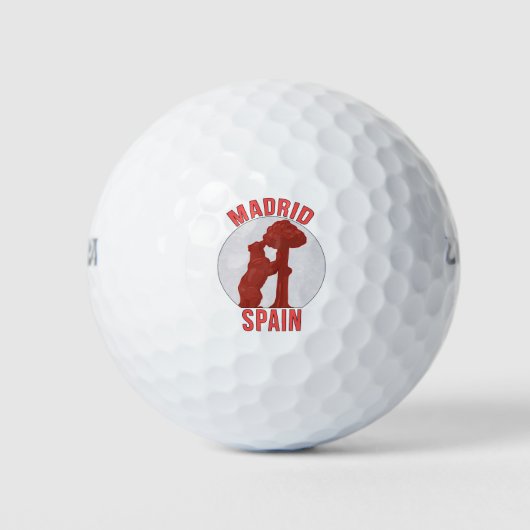 Balles De Golf Madrid Espagne (Devant)