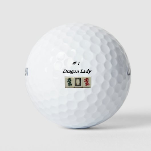 Balles De Golf mah-jongg et dragons (Devant)