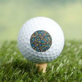 Balles De Golf Main florale dessinée : Créative sans fil (T-shirt Insitu)