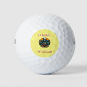 Balles De Golf Maître Serial G'rilla Fun BBQ Griller Pun (Devant)