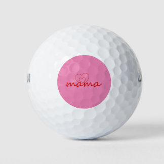 Balles De Golf Mama love cadeau de la fête des mères pour le meil