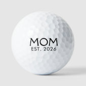Balles De Golf Maman Classique Année de Fondation (Recto)