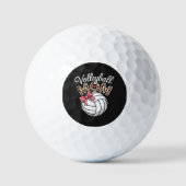 Balles De Golf Maman de volleyeuse (Recto)