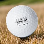 Balles De Golf Maman la plus cool depuis 20XX Moderne Simple Prep<br><div class="desc">Ce design simple et moderne est composé de la typographie de san serif.</div>