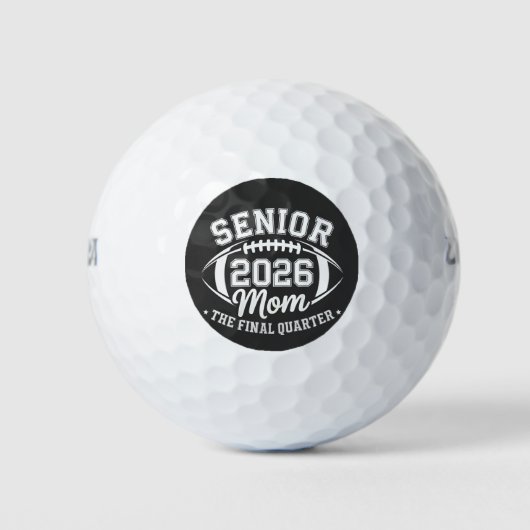 Balles De Golf Maman Senior 2026 Le Dernier Quart (Devant)