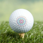Balles De Golf mandala coloré (T-shirt Insitu)