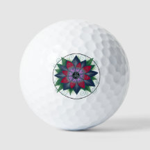 Mandala de cœurs floraux