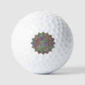 Balles De Golf Mandala Inde Style 1 (Recto)