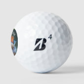 Balles De Golf Mandarin Duck Fun Love Nom de l'eau (Logo)