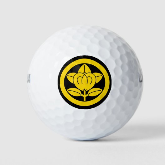 Balles De Golf Mandarine en cercle (Devant)