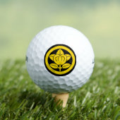 Balles De Golf Mandarine en cercle (T-shirt Insitu)