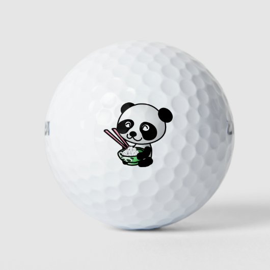 Balles De Golf Manger Panda (Devant)