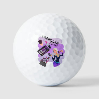 BALLES DE GOLF MAQUILLAGE S'IL VOUS PLAÎT