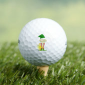 Balles De Golf Marché de Noël présent elfe drôle (T-shirt Insitu)
