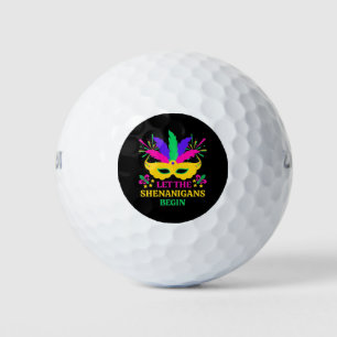 Balles De Golf Mardi Gras Festival Laisser Les Shenganins Commenc