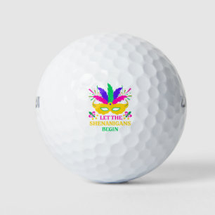 Balles De Golf Mardi Gras Festival Laisser Les Shenganins Commenc