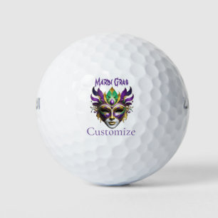 Balles De Golf Mardi Gras Masque Thunder_Cove