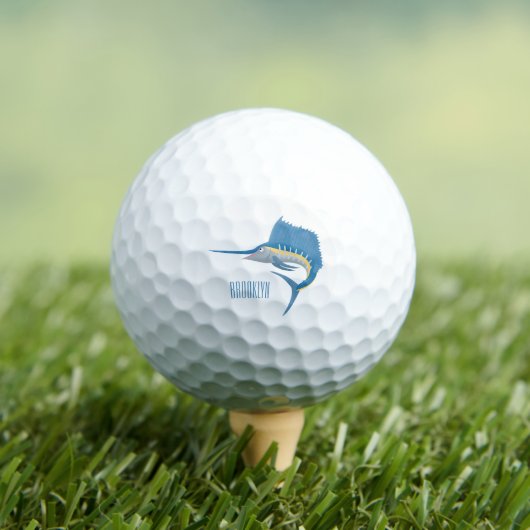 Balles De Golf Marée de plaisance de l'espadon (T-shirt Insitu)