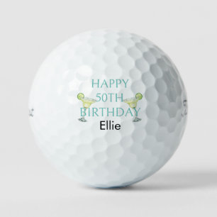 Balles De Golf Margarita Happy 50th Birthday Titleist Pro V1