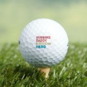 Balles De Golf Mari papa Electrician hero Funny Retro Cadeau (T-shirt Insitu)