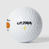 Balles De Golf Mariage Favor Monogramme Initiales Merci (Logo)