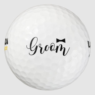 Balles De Golf Mariage Groom-Bowtie, Bachelor-party