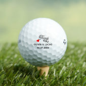 Balles De Golf Mariage Professionnel Simple (T-shirt Insitu)