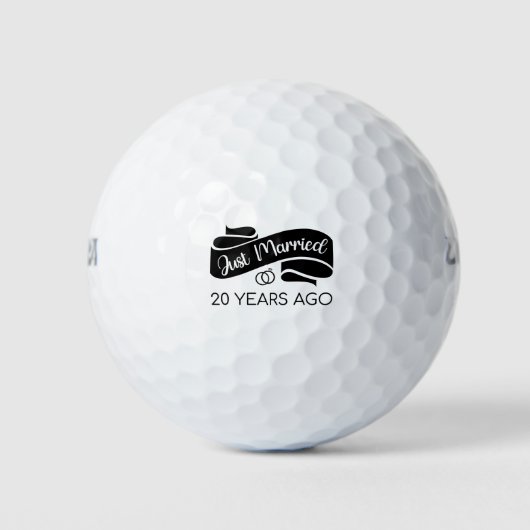 Balles De Golf Marié Il Y A 20 Ans V (Devant)