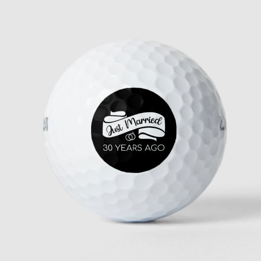Balles De Golf Marié Il Y A 30 Ans V (Devant)