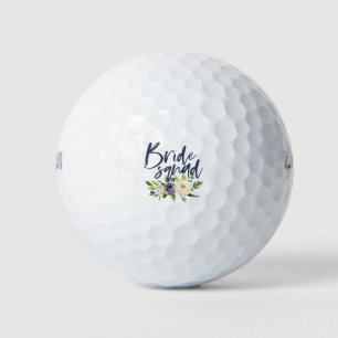 Balles De Golf mariée marine floral bachelorette nuptiale