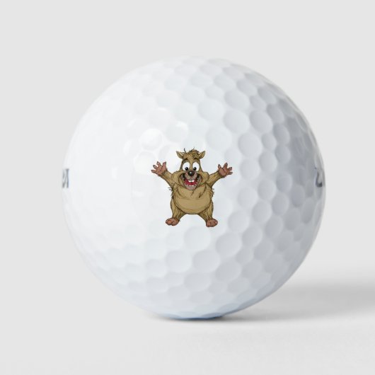Balles De Golf Marmotte (Devant)