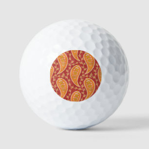 Balles De Golf Maroon Paisley : Ornement de Concombre Turc.