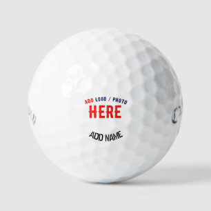 BALLES DE GOLF MARQUE BLANCHE MODERNE ET PERSONNALISABLE VÉRIFIÉE