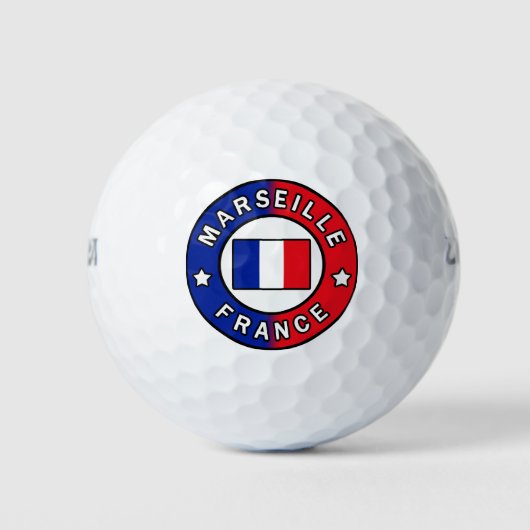 Balles De Golf Marseille France (Devant)