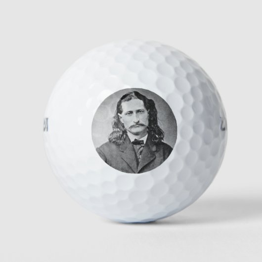 Balles De Golf Marshal Wild Bill Hickok Old West Gunfighter (Devant)