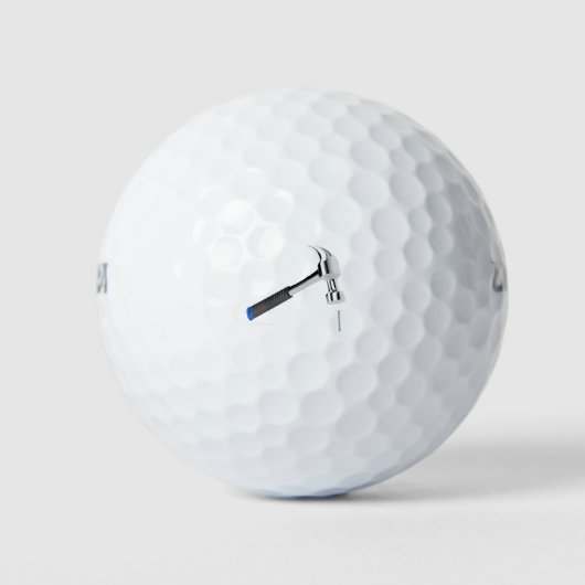 Balles De Golf Marteau frappant un clou (Devant)