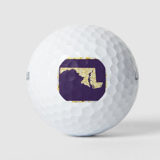BALLES DE GOLF MARYLAND (Devant)