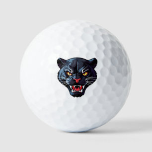 Balles De Golf Mascotte Féline Rugissante Féroce