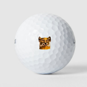 Balles De Golf Masque de félin éteint