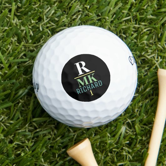 Balles De Golf Matériel de Golfer . monogramme