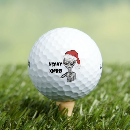Balles De Golf Mauvais Alien, Lourds Noël ! (T-shirt Insitu)
