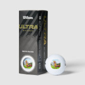 Balles De Golf McTrump met votre temps à l'oeuvre (Emballage)