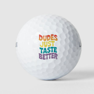 Balles De Golf Mecs Ont Juste Meilleur Goût Fierté Gay Vintage