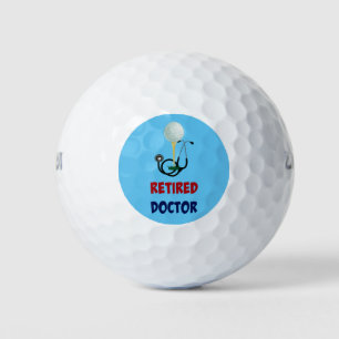 Balles De Golf Médecin retraité, Stethoscope et conception de la 