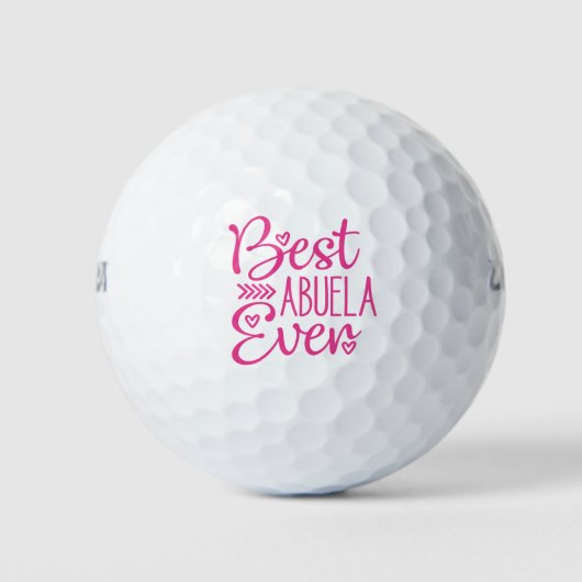 Balles De Golf Meilleur Abuela jamais (Devant)