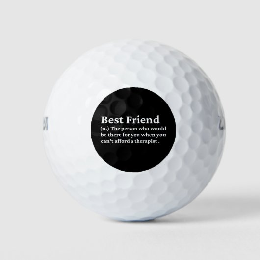 Balles De Golf Meilleur ami (Devant)